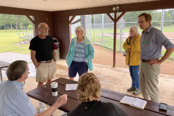 Tom meeting with Green Lake County voters